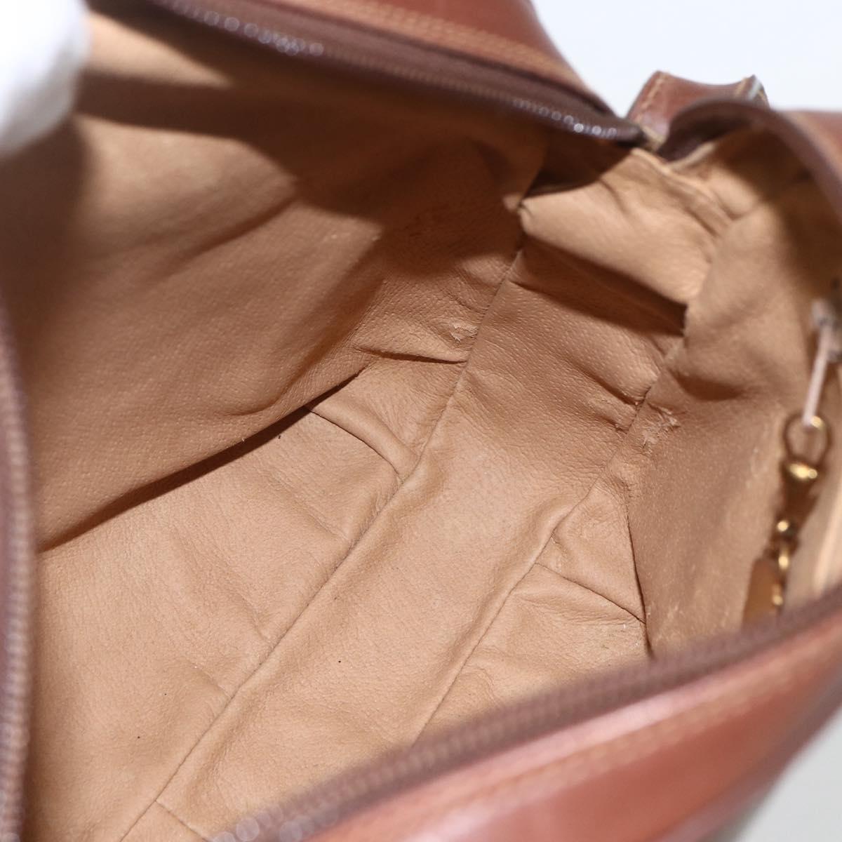 GUCCI Micro GG Supreme Shoulder Bag PVC Beige Gold 001 406 0790 Auth 157157