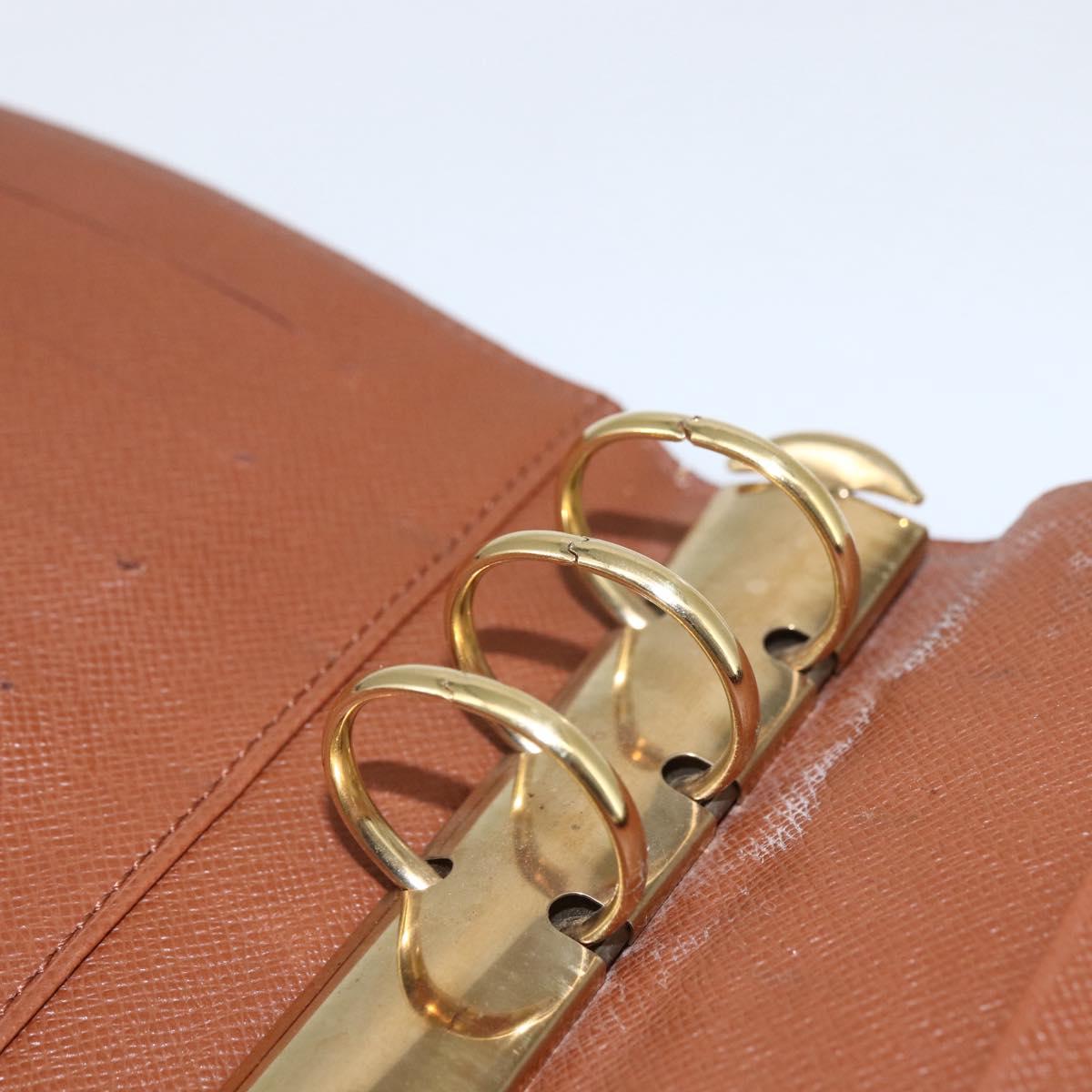 LOUIS VUITTON Monogram Agenda MM Day Planner Cover R20105 LV Auth 157164