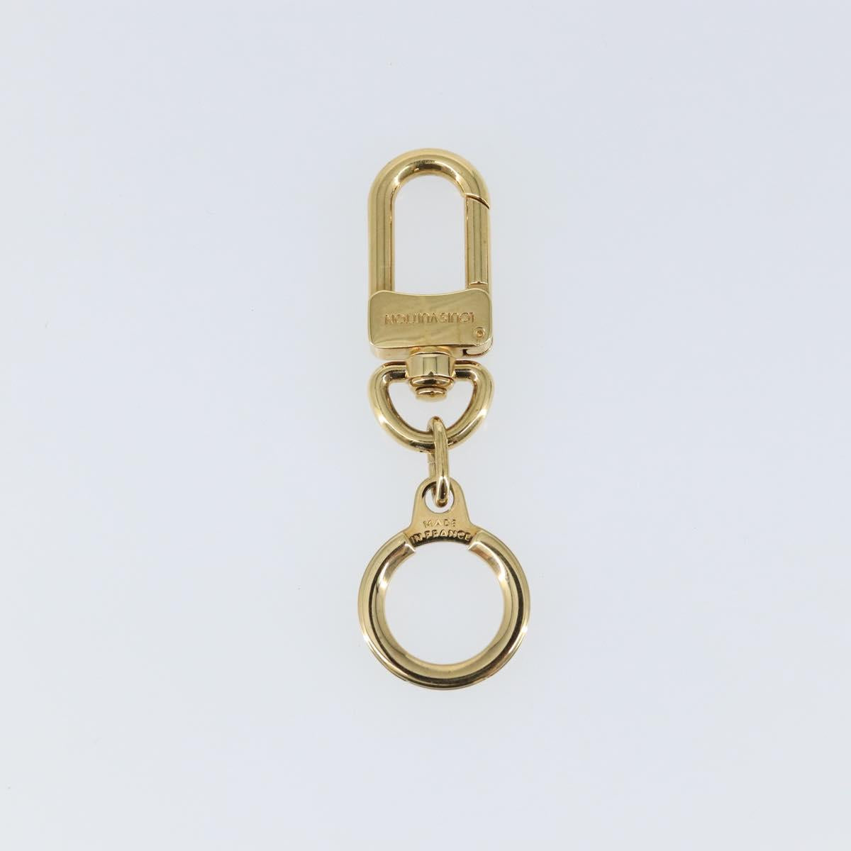 LOUIS VUITTON Anneau Cles Key Holder metal Gold Tone M62698 LV Auth 157165