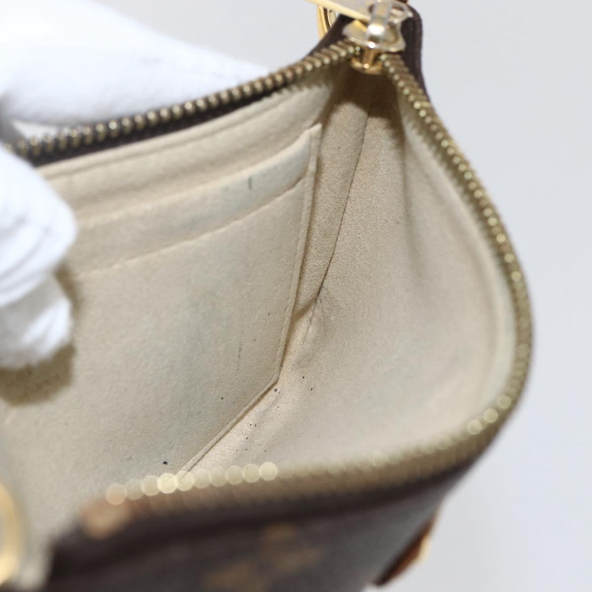 LOUIS VUITTON Monogram Chain Pochette Mila MM Pouch M60094 LV Auth 157172V