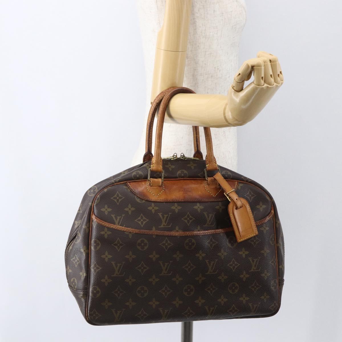 LOUIS VUITTON Monogram Deauville Hand Bag M47270 LV Auth 157173