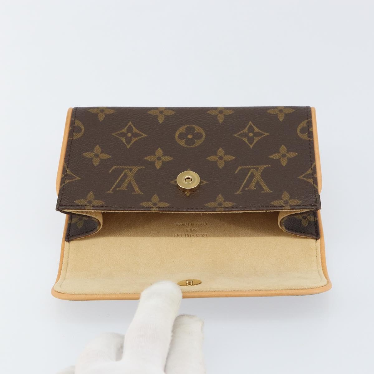 LOUIS VUITTON Monogram Pochette Florentine Waist bag M51855 LV Auth 157176