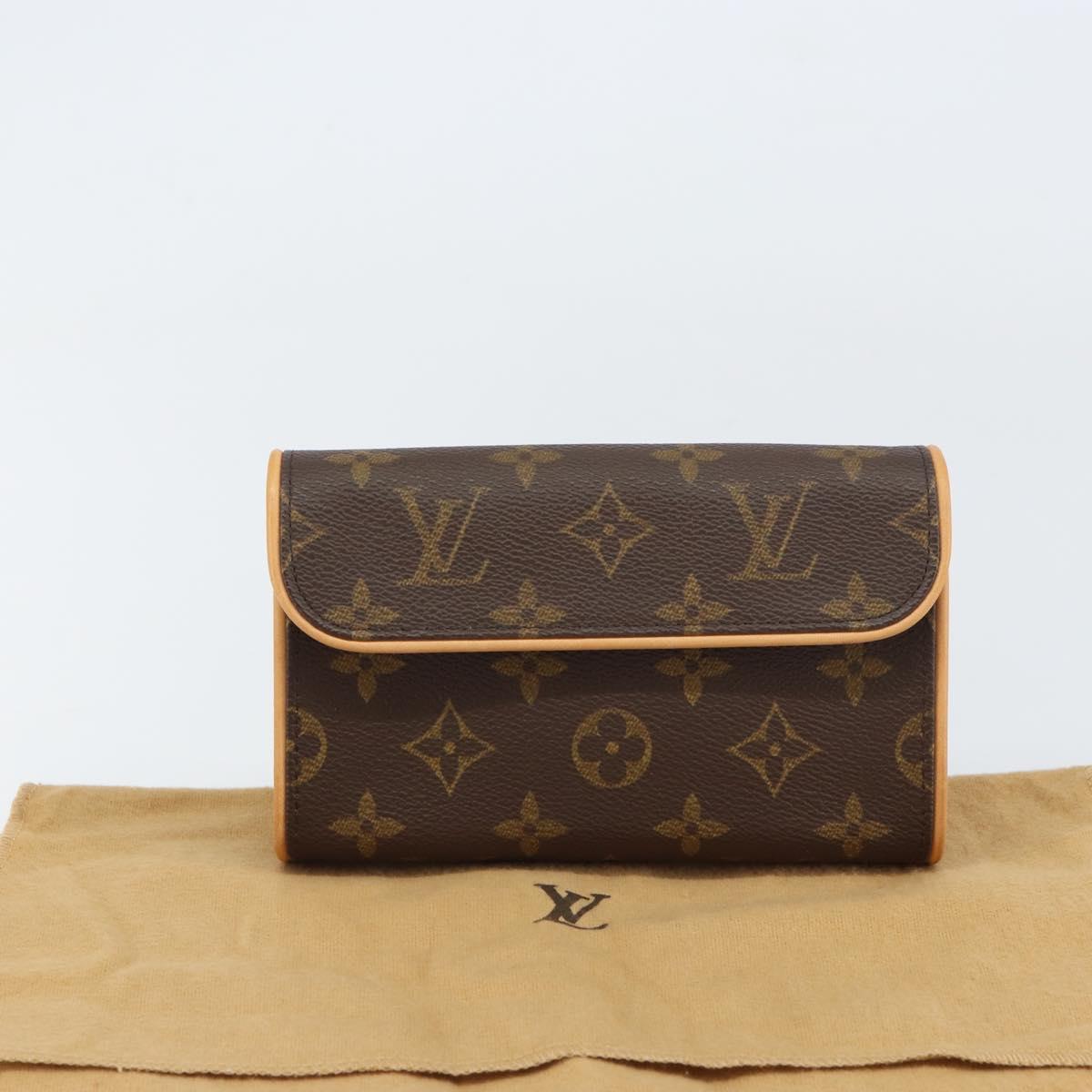 LOUIS VUITTON Monogram Pochette Florentine Waist bag M51855 LV Auth 157176