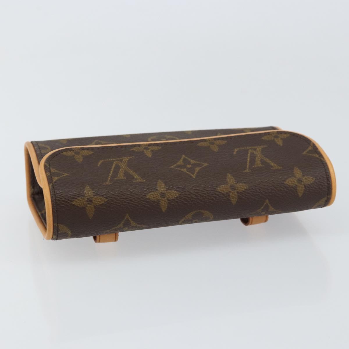 LOUIS VUITTON Monogram Pochette Florentine Waist bag M51855 LV Auth 157176