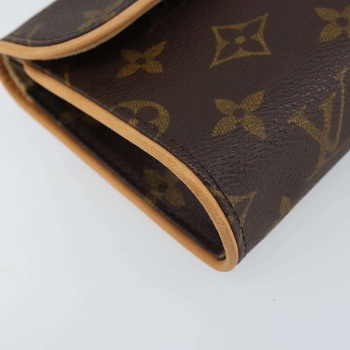 LOUIS VUITTON Monogram Pochette Florentine Waist bag M51855 LV Auth 157176