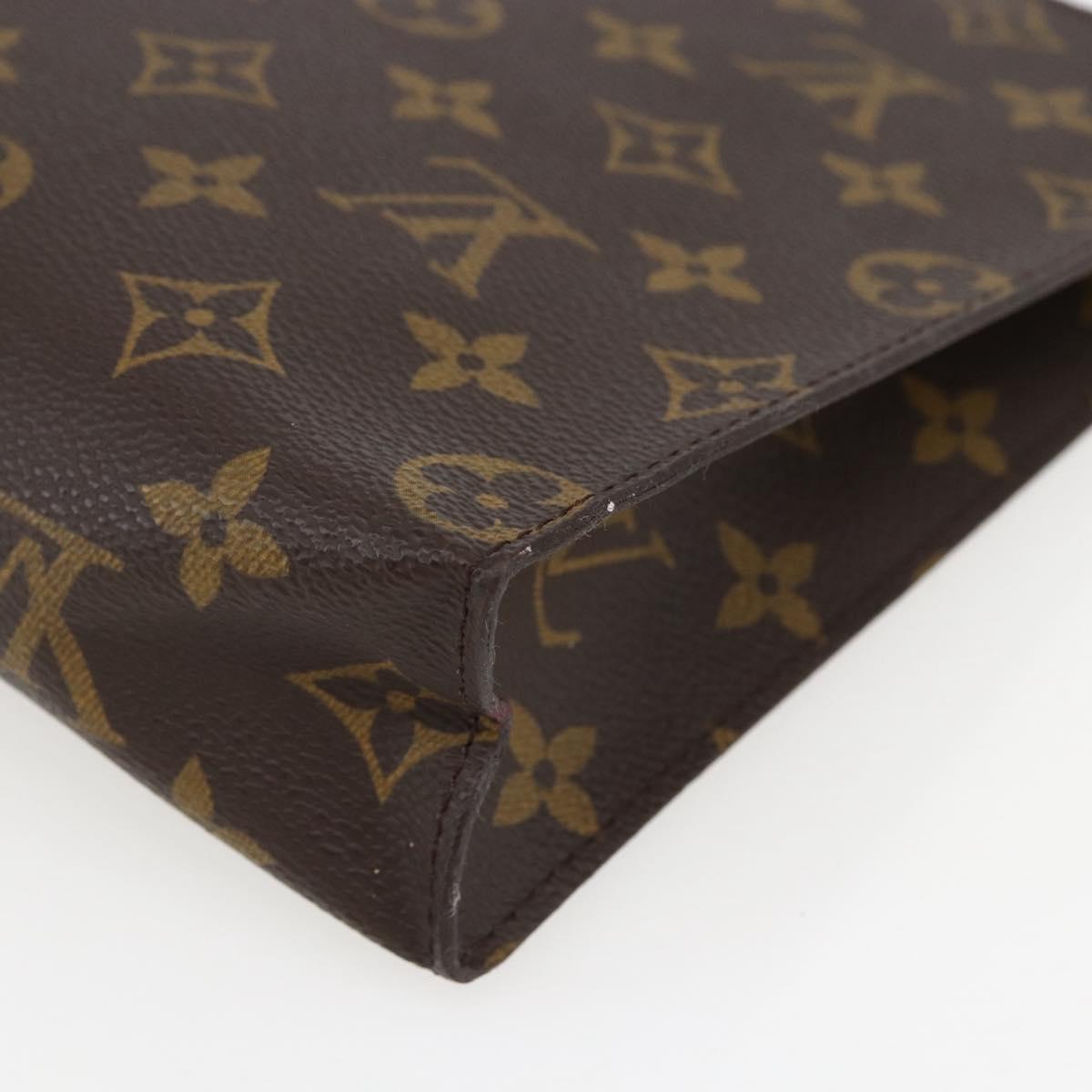 LOUIS VUITTON Monogram Poche Toilette 26 Pouch M47542 LV Auth 157179