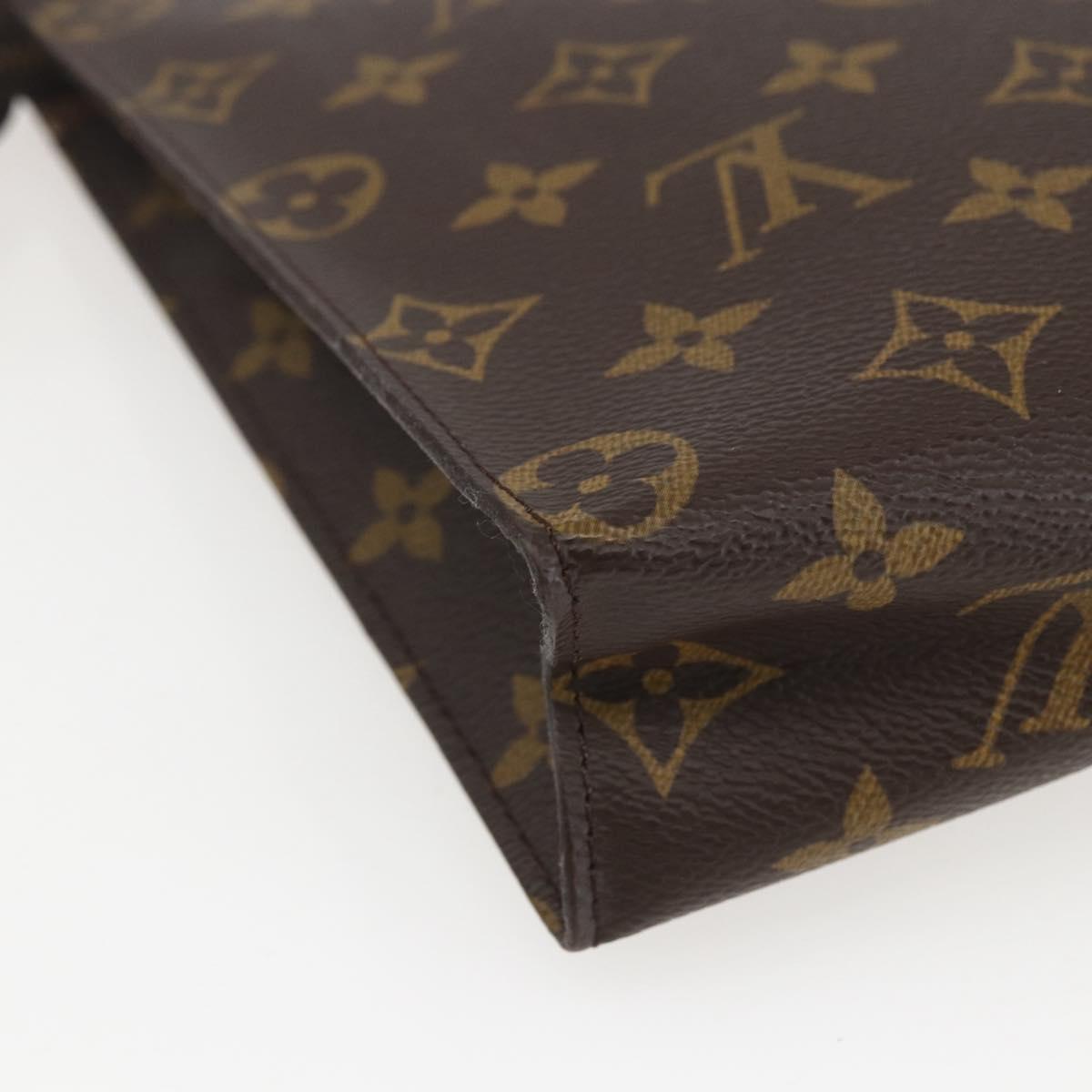 LOUIS VUITTON Monogram Poche Toilette 26 Pouch M47542 LV Auth 157179