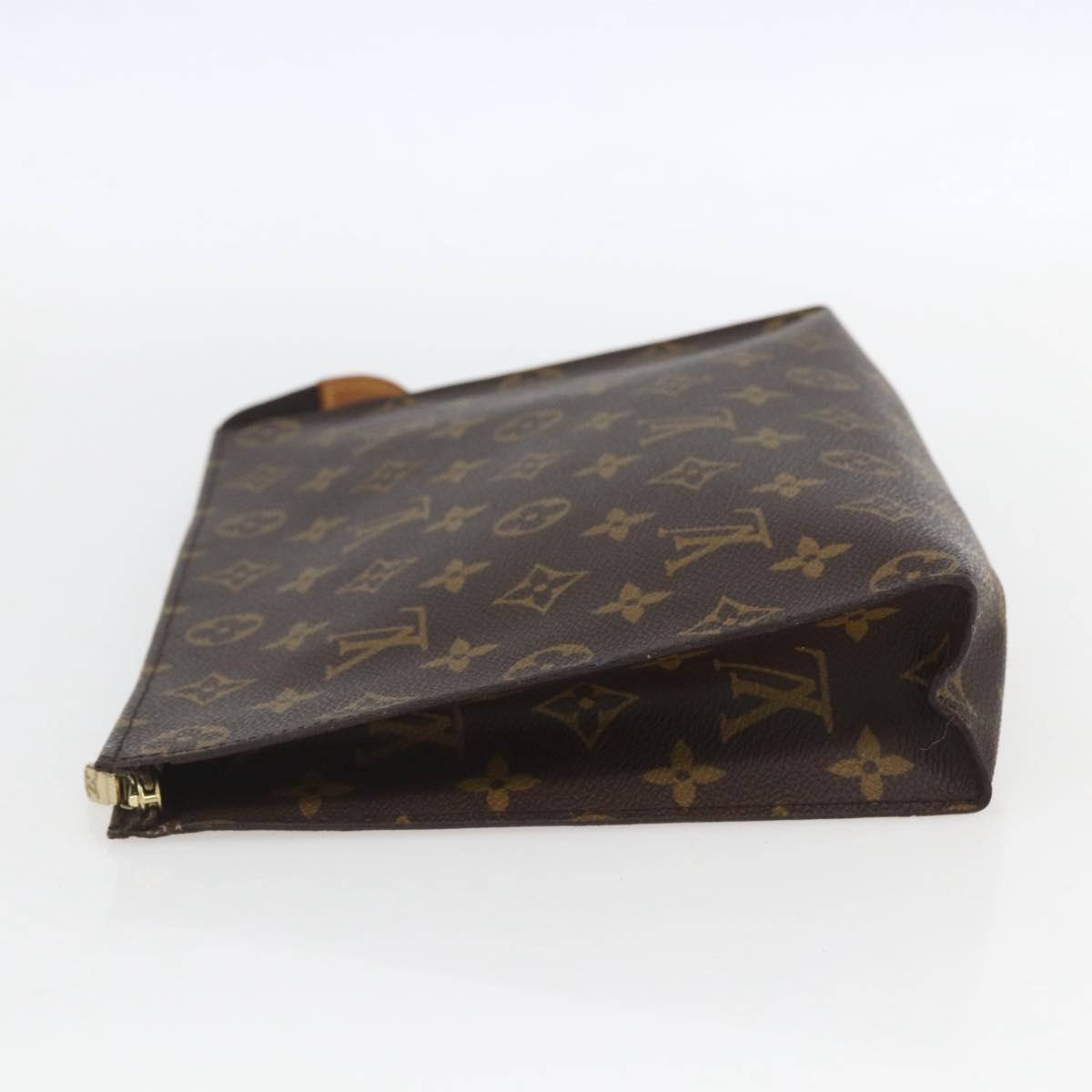 LOUIS VUITTON Monogram Poche Toilette 26 Pouch M47542 LV Auth 157179