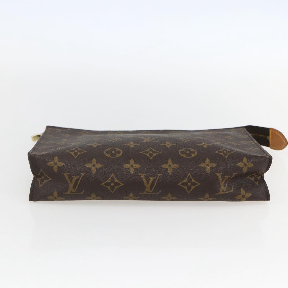 LOUIS VUITTON Monogram Poche Toilette 26 Pouch M47542 LV Auth 157179