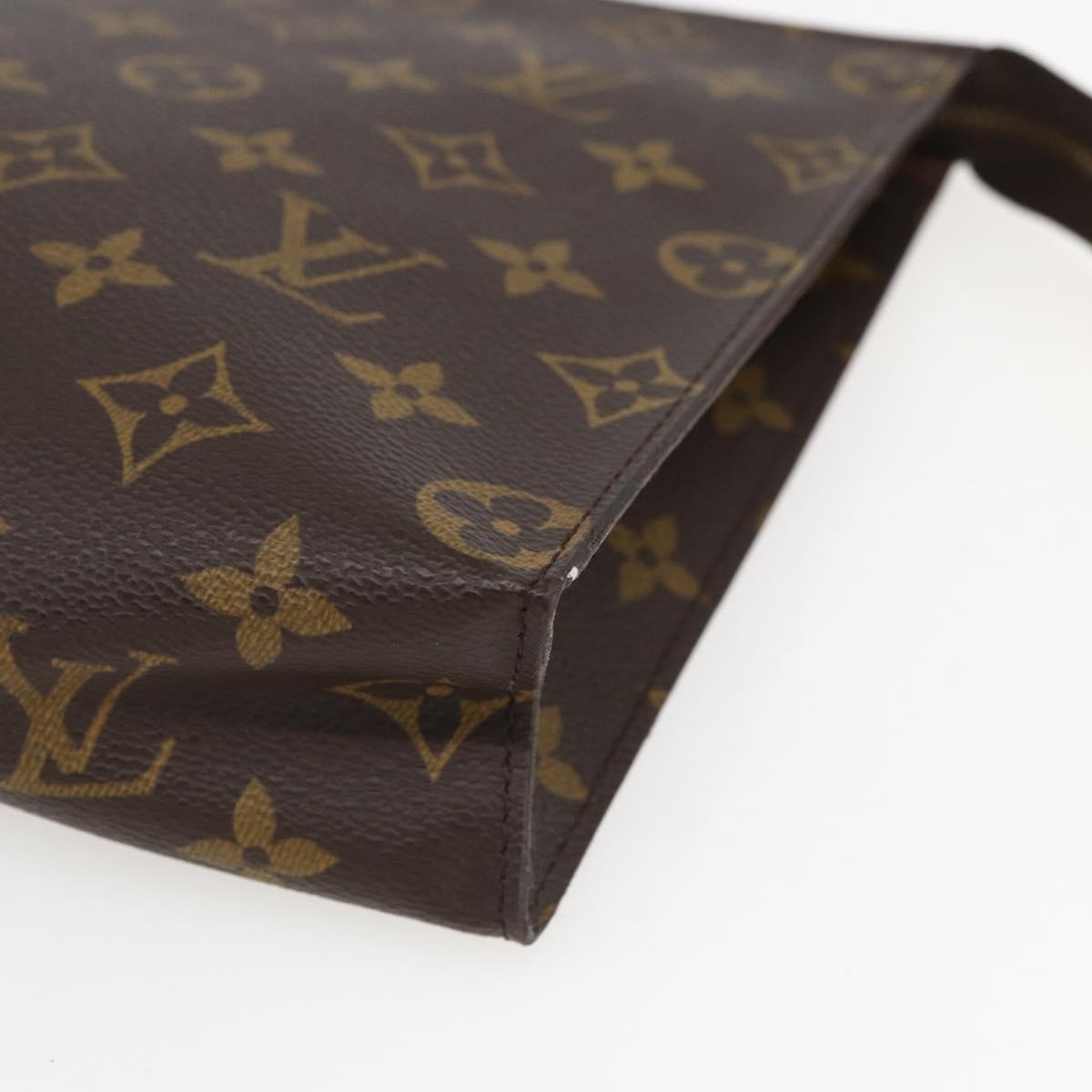 LOUIS VUITTON Monogram Poche Toilette 26 Pouch M47542 LV Auth 157179