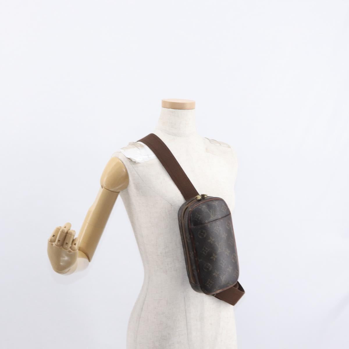 LOUIS VUITTON Monogram Pochette Gange Shoulder Bag M51870 LV Auth 157183