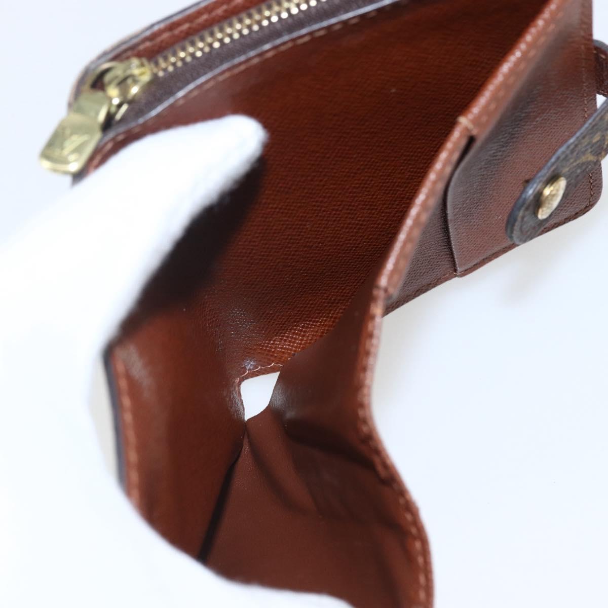 LOUIS VUITTON Monogram Compact Zip Wallet M61667 LV Auth 157192