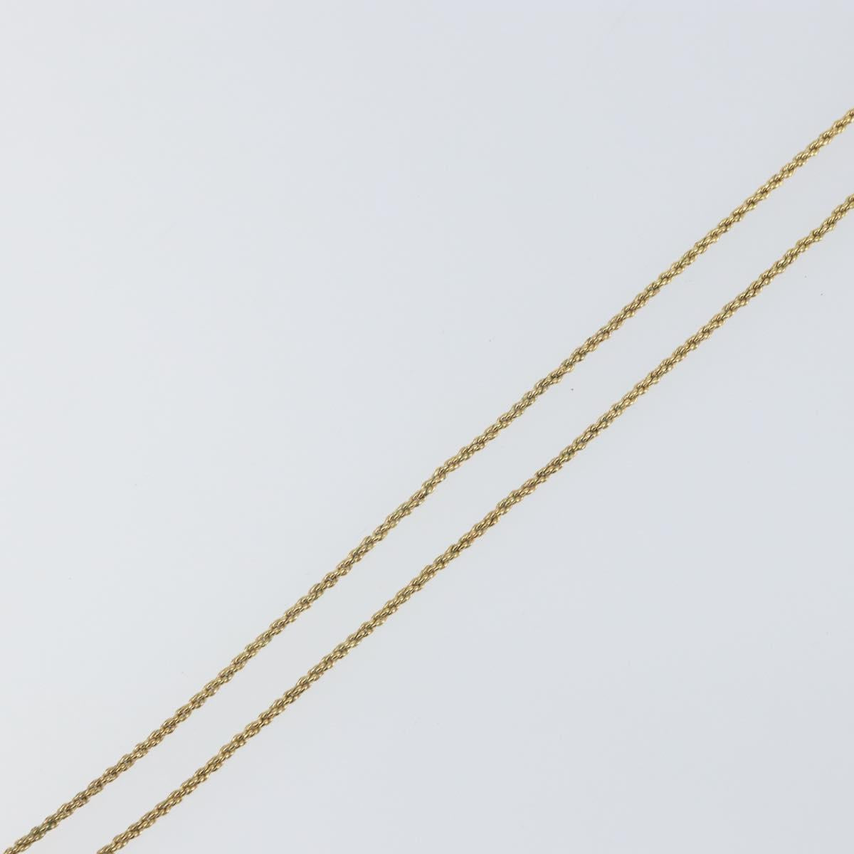 Christian Dior Necklace metal Gold Tone Auth 157194V