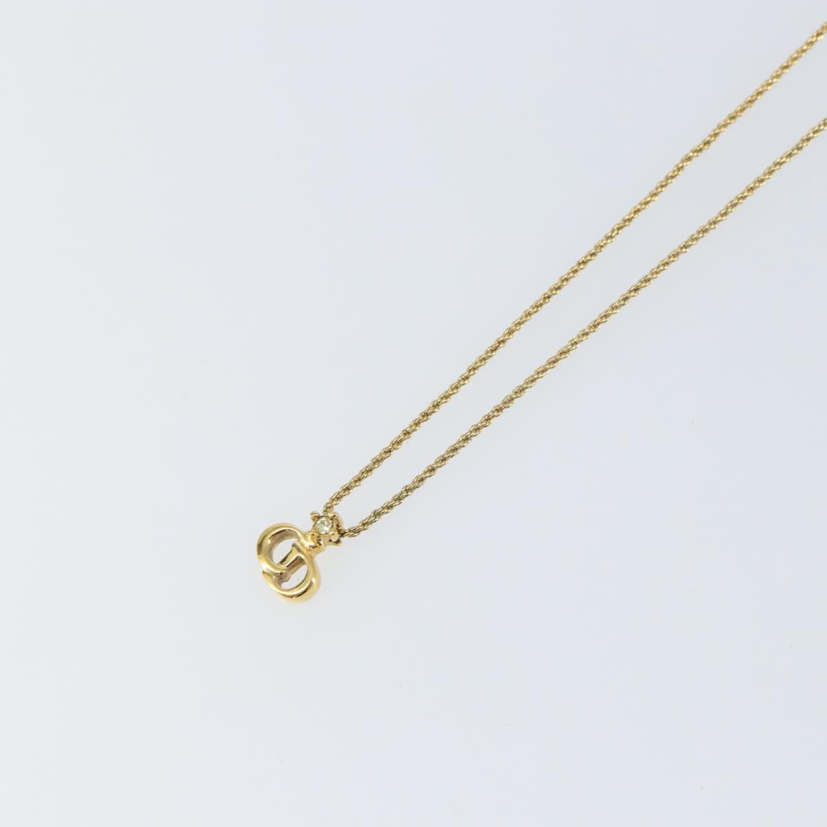 Christian Dior Necklace metal Gold Tone Auth 157194V