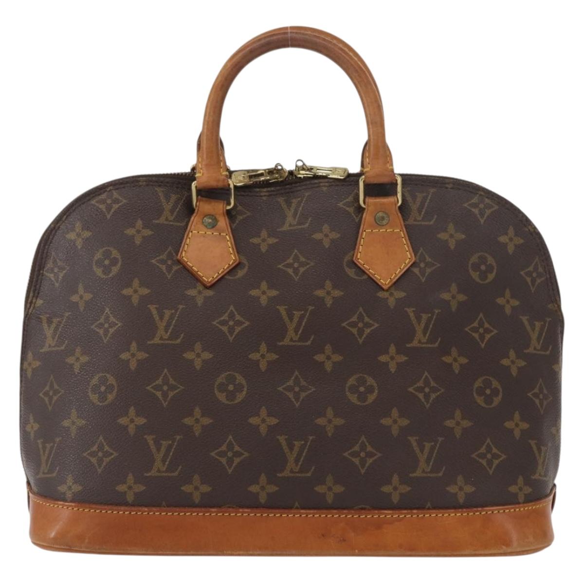 LOUIS VUITTON Monogram Alma Hand Bag M51130 LV Auth 157213