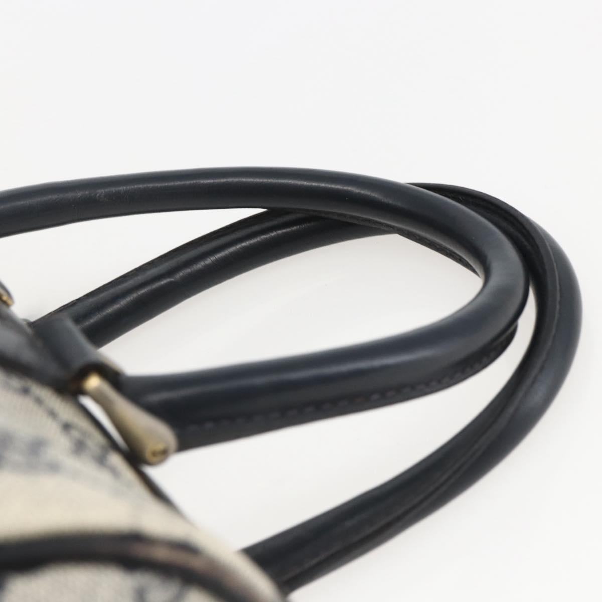 GUCCI GG Canvas Sherry Line Boston Bag Navy Gold Red 012 3841 58 Auth 157218