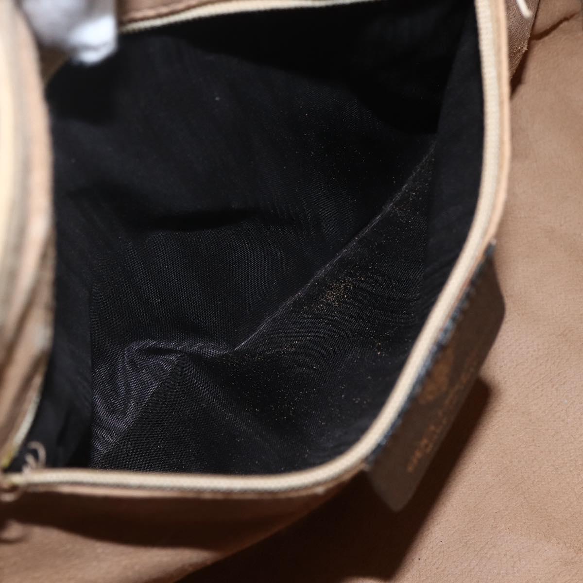 GUCCI GG Supreme Web Sherry Line Boston Bag PVC Beige Red Auth 157219