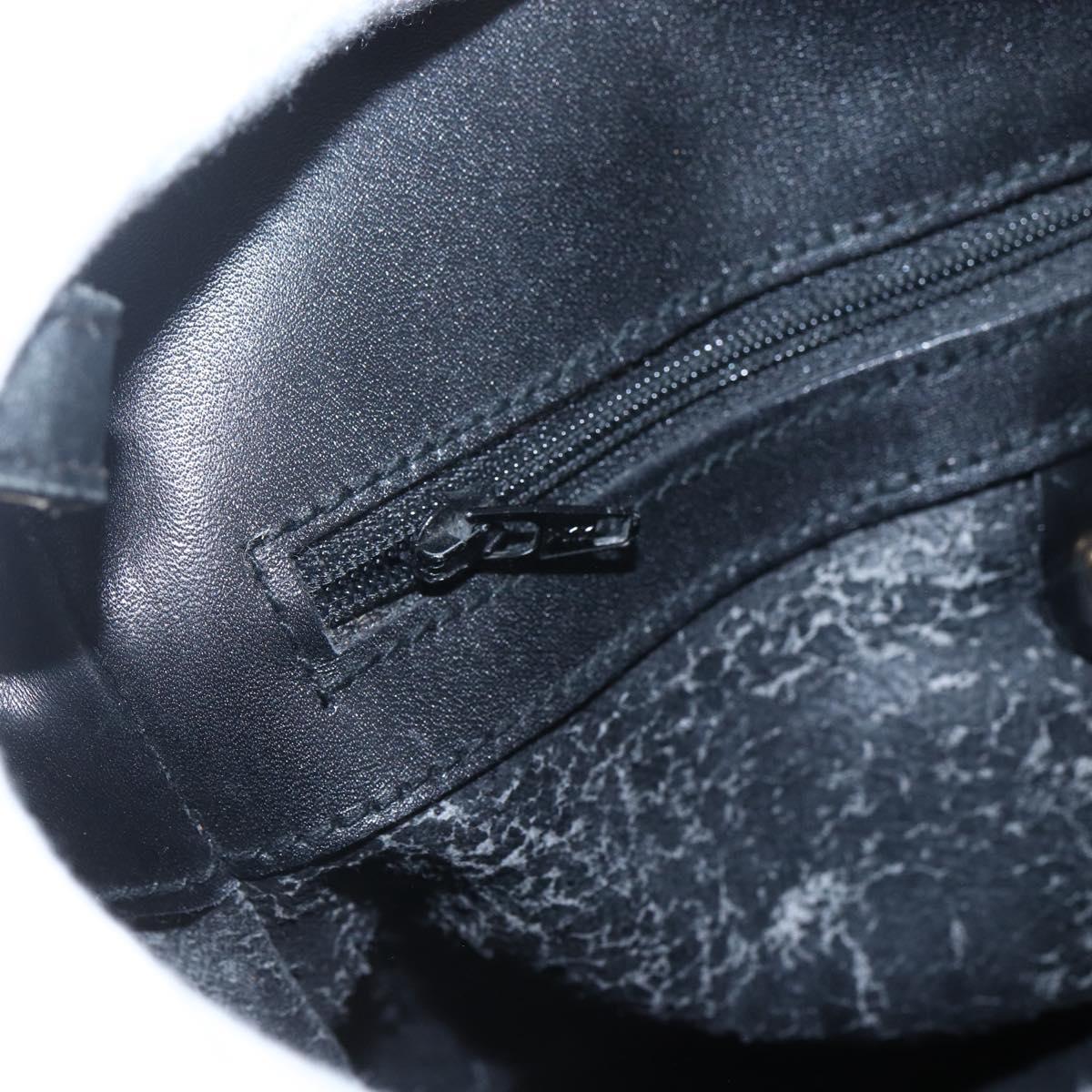 GUCCI Micro GG Supreme Web Sherry Line Bag PVC Black 001 115 0914 Auth 157221