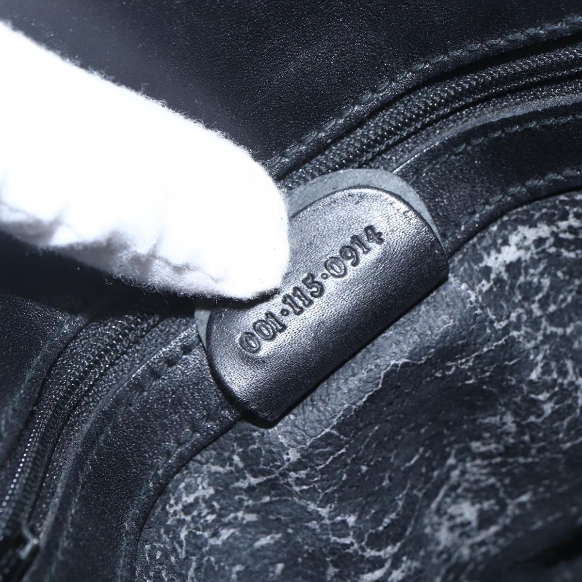 GUCCI Micro GG Supreme Web Sherry Line Bag PVC Black 001 115 0914 Auth 157221