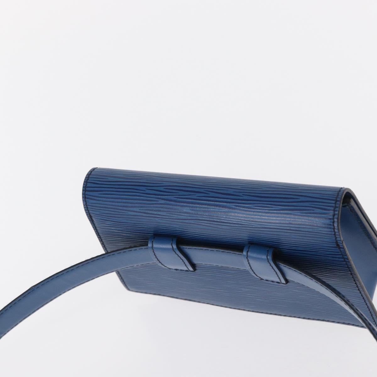 LOUIS VUITTON Epi Ceinture Tilsitt Pochette Waist Bag Blue M52605 LV Auth 157230