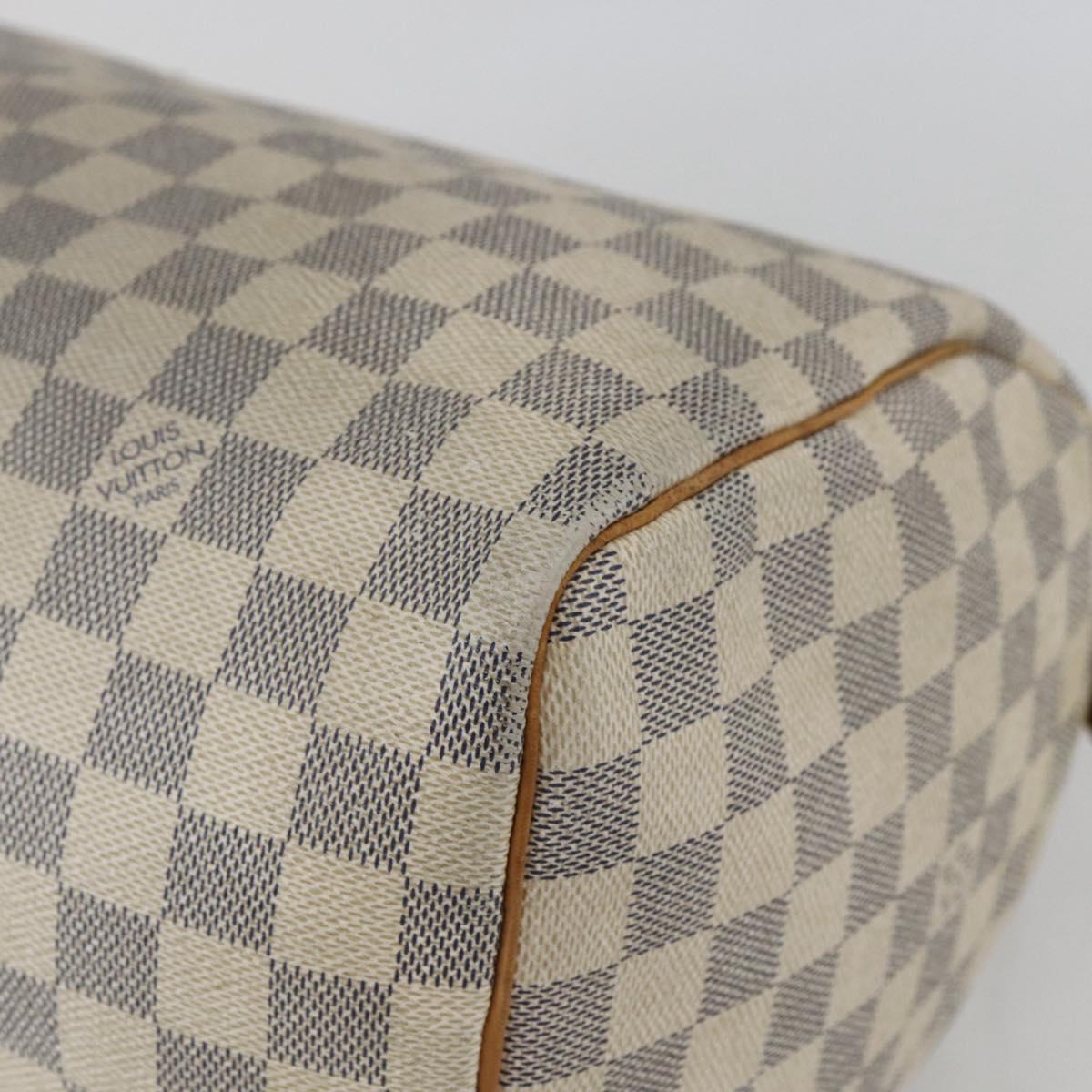 LOUIS VUITTON Damier Azur Speedy 30 Hand Bag N41533 LV Auth 157243