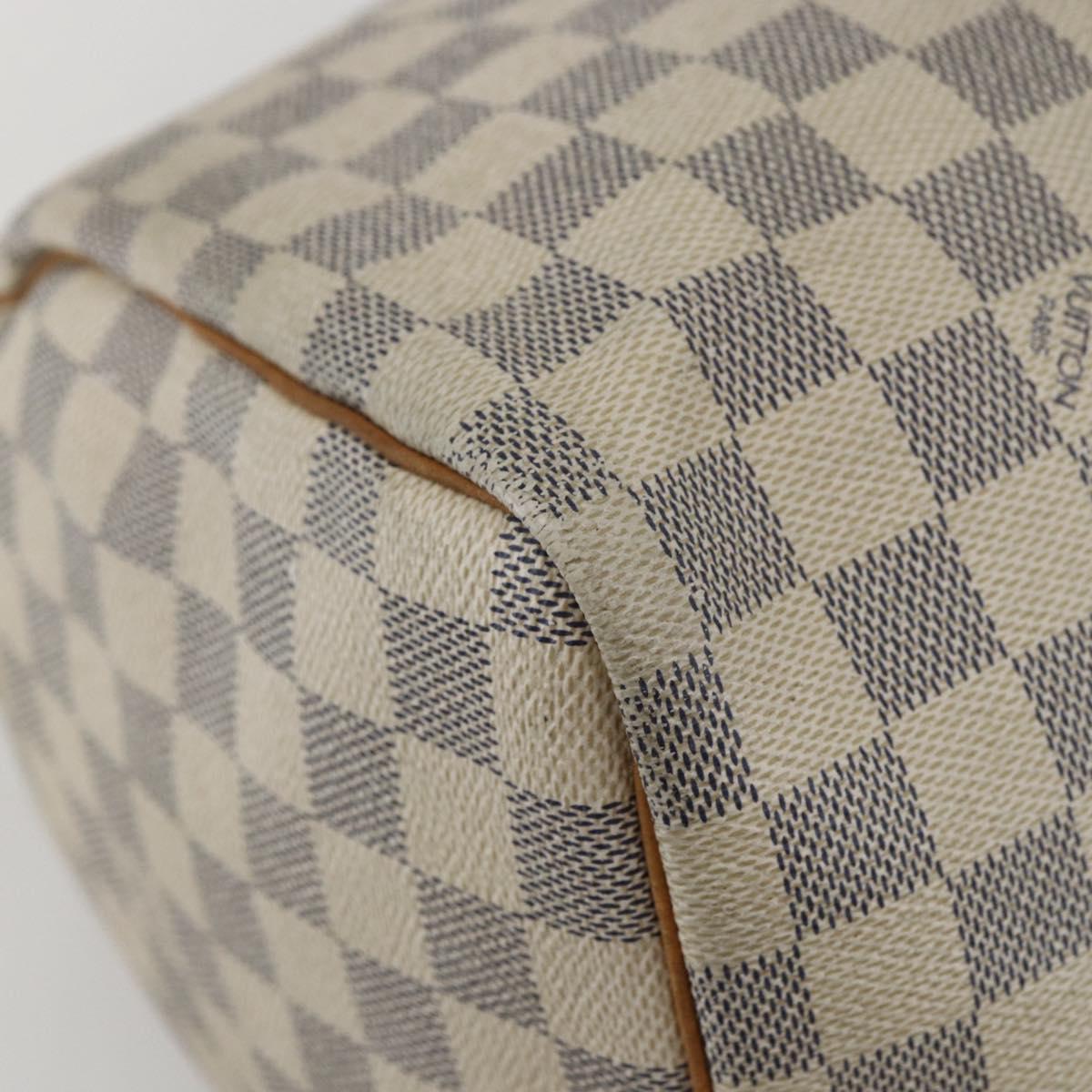 LOUIS VUITTON Damier Azur Speedy 30 Hand Bag N41533 LV Auth 157243