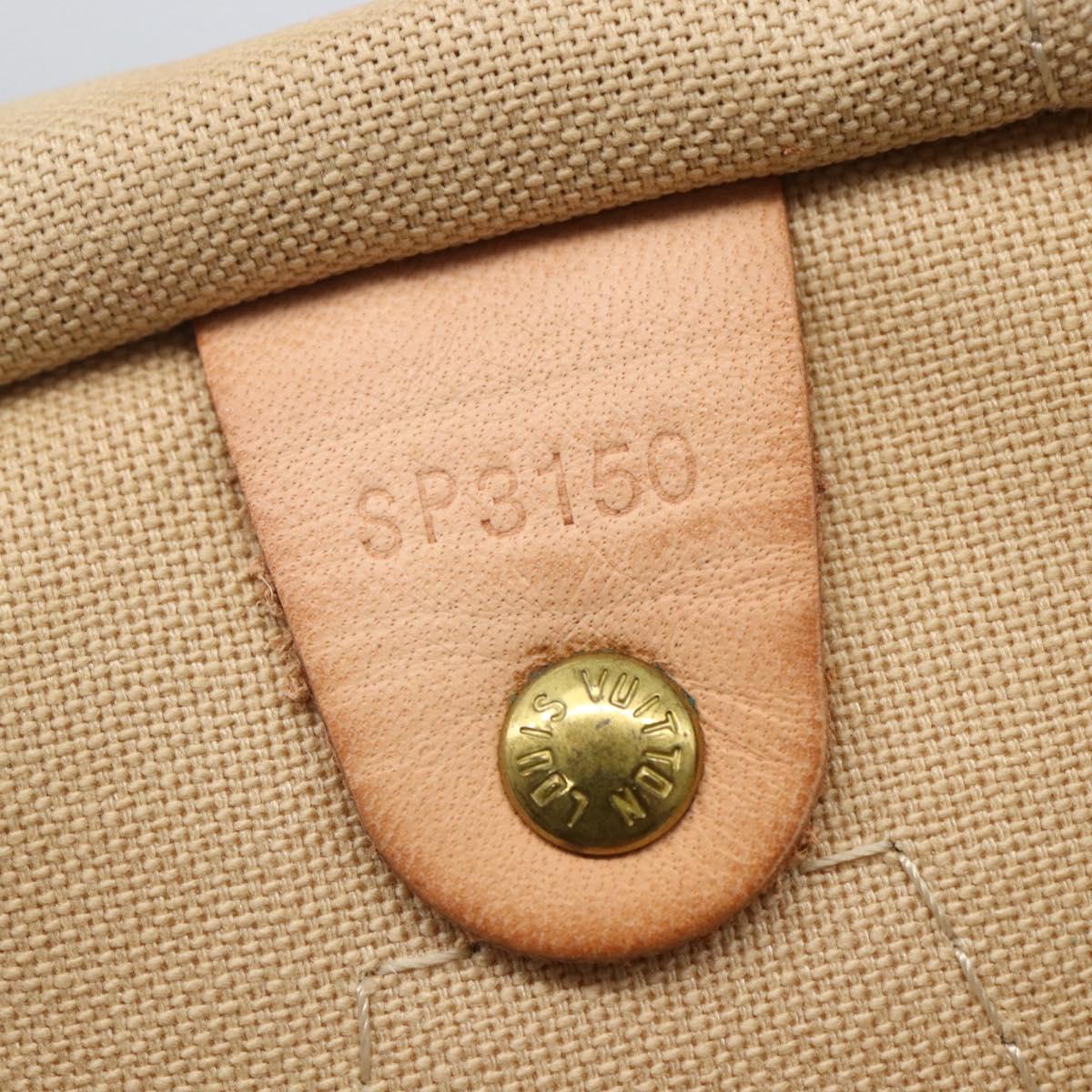 LOUIS VUITTON Damier Azur Speedy 30 Hand Bag N41533 LV Auth 157243