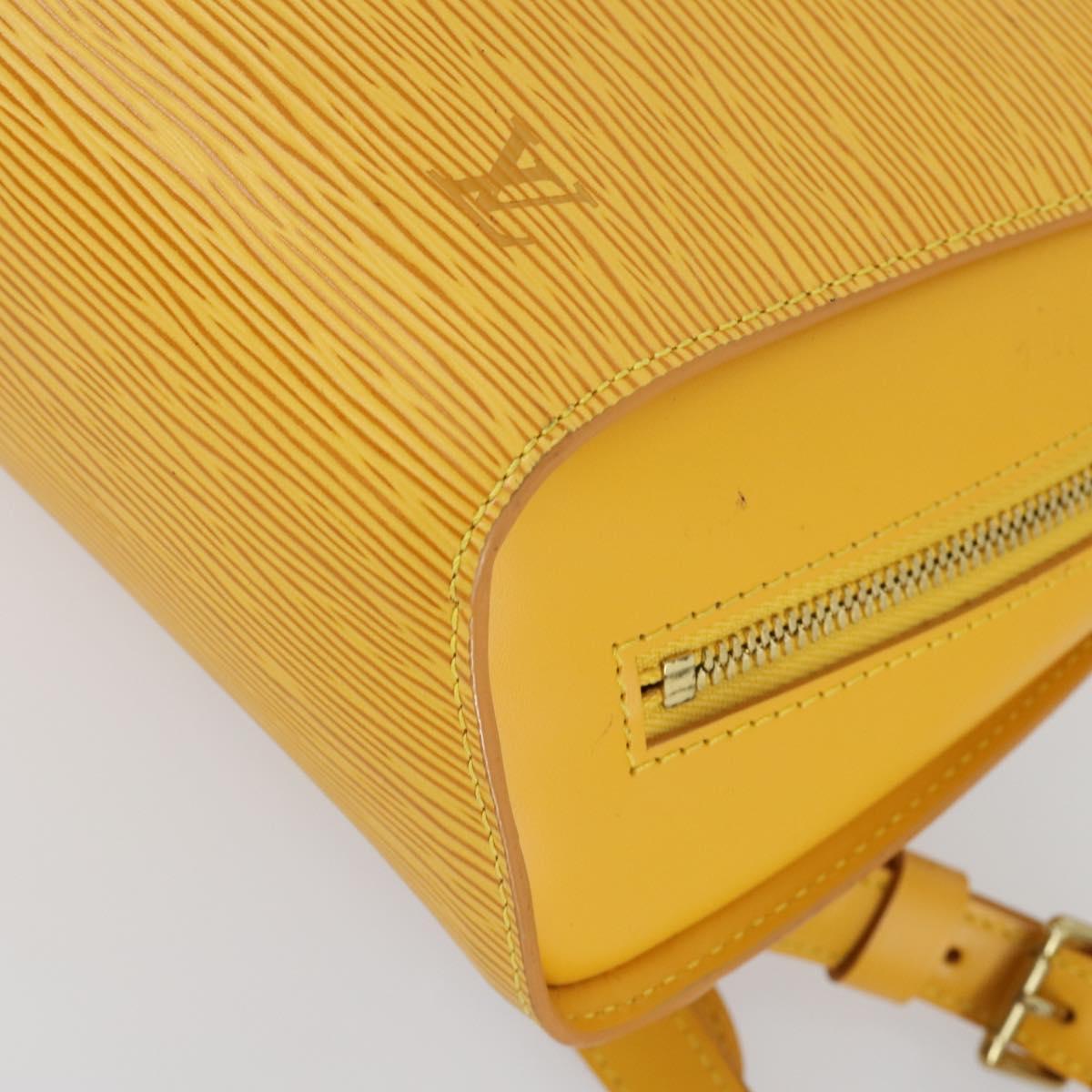 LOUIS VUITTON Epi Mabillon Backpack Yellow M52239 LV Auth 157244