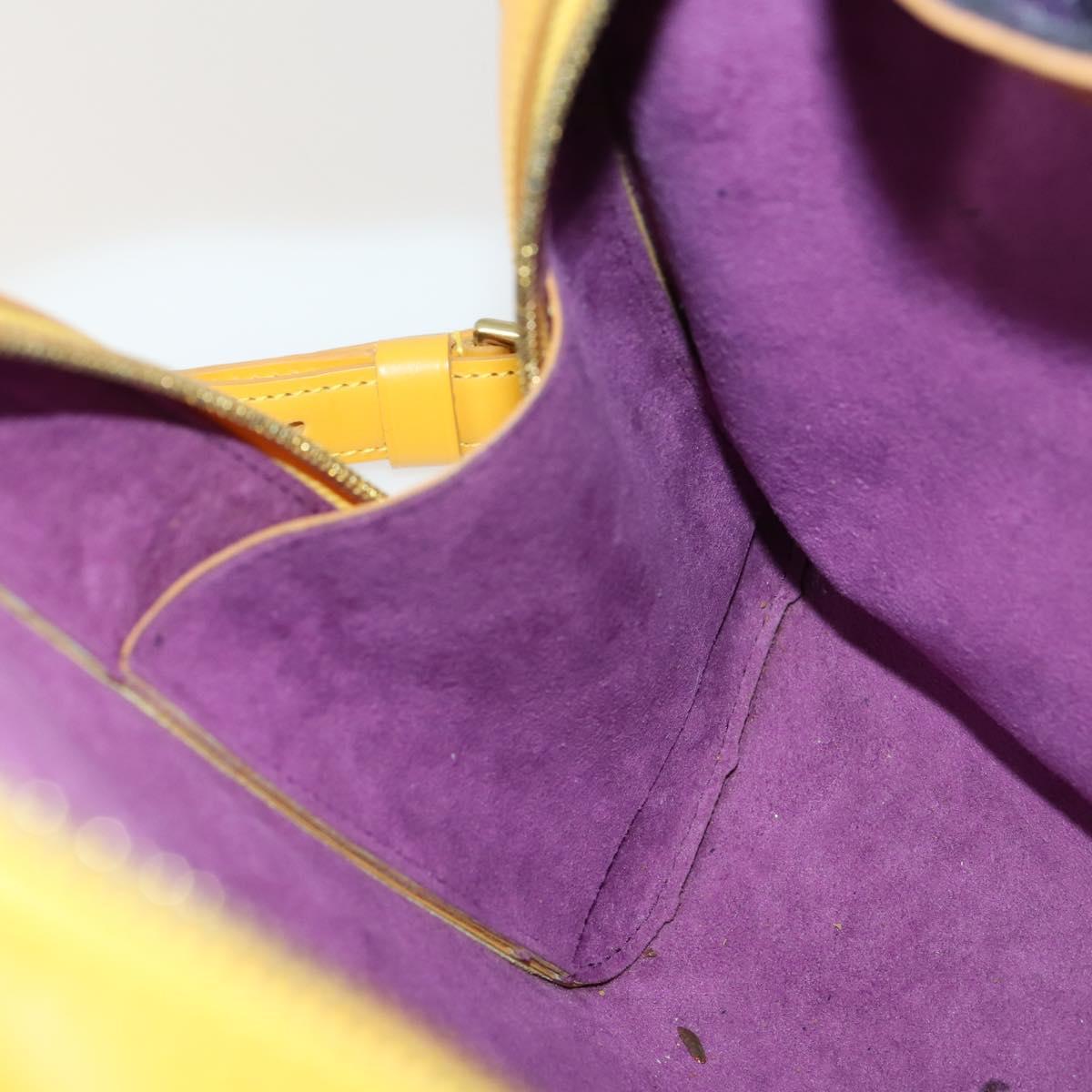 LOUIS VUITTON Epi Mabillon Backpack Yellow M52239 LV Auth 157244