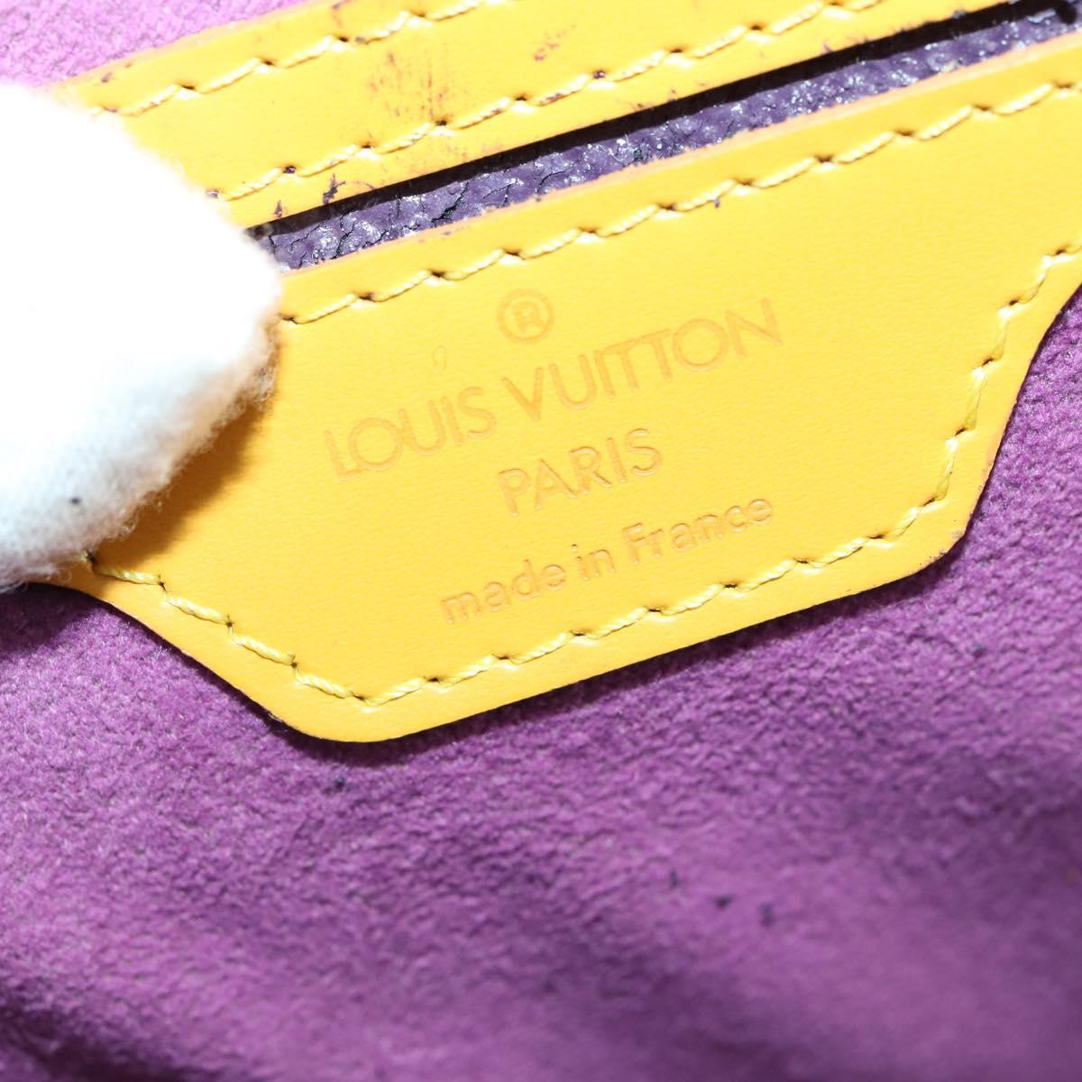 LOUIS VUITTON Epi Mabillon Backpack Yellow M52239 LV Auth 157244