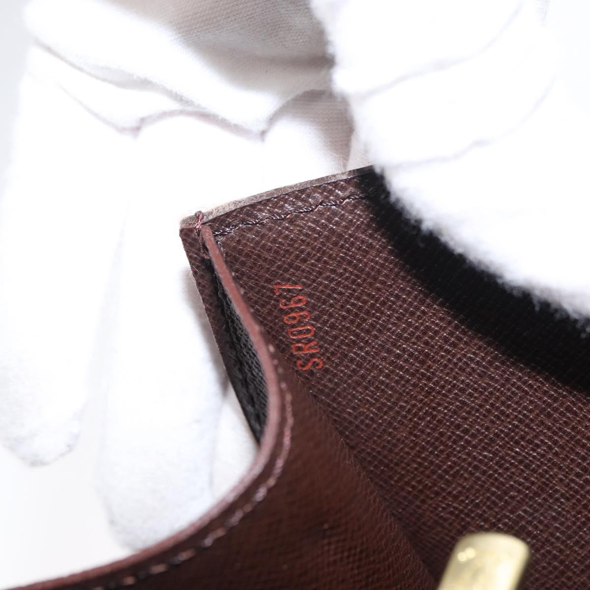 LOUIS VUITTON Damier Ebene Malesherbes Hand Bag N51379 LV Auth 157245