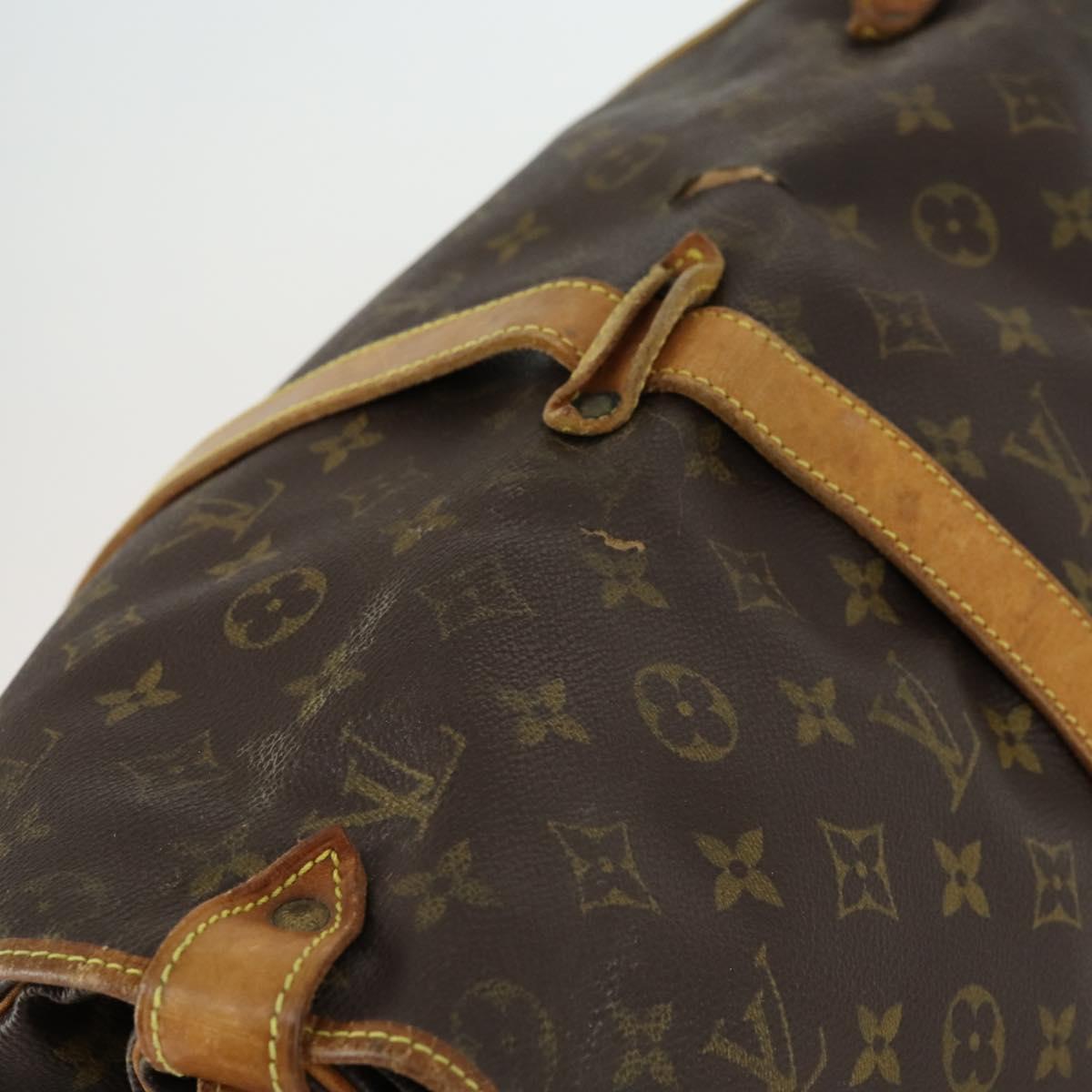 LOUIS VUITTON Monogram Saumur 35 Shoulder Bag M42254 LV Auth 157246