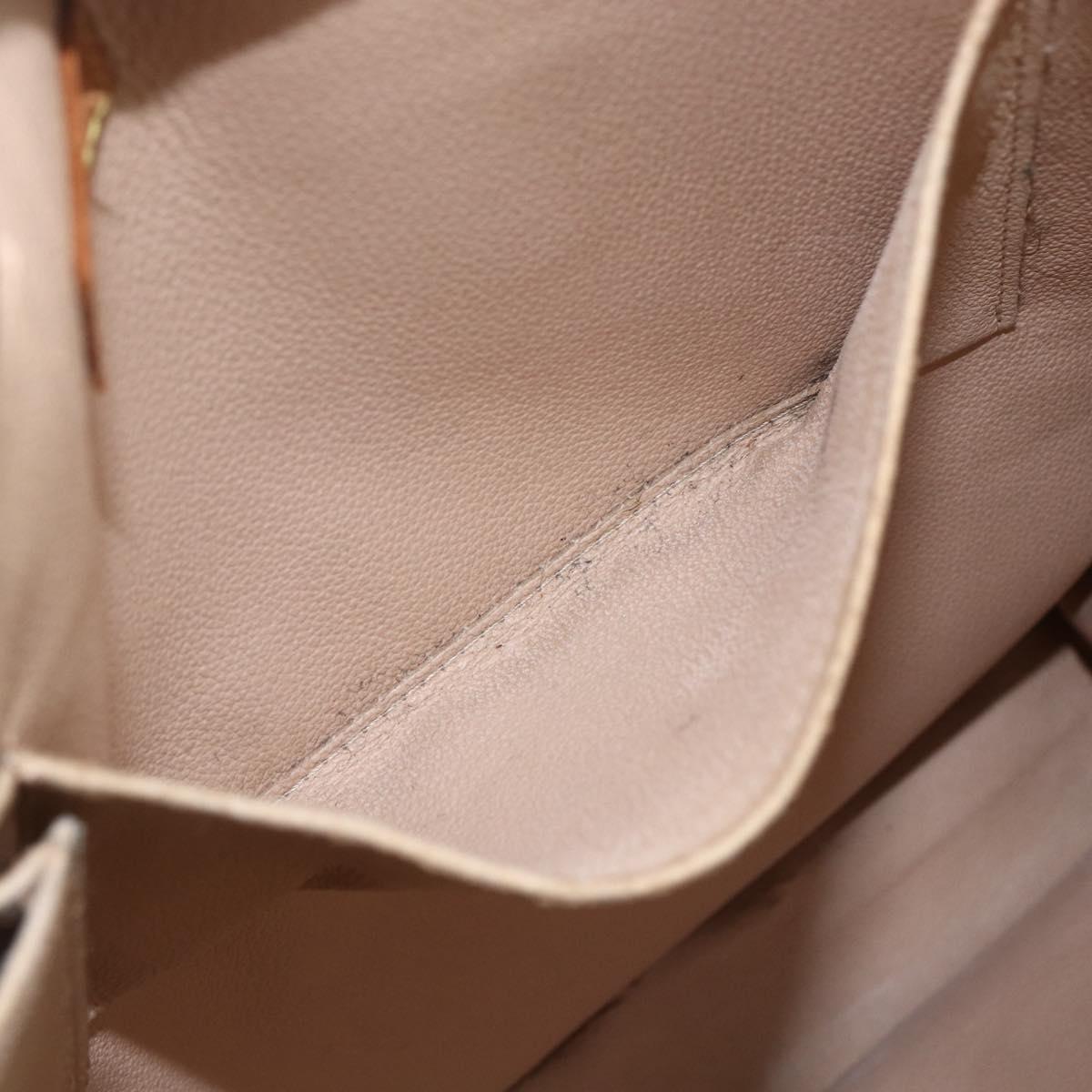 LOUIS VUITTON Monogram Sac Plat Hand Bag M51140 LV Auth 157247