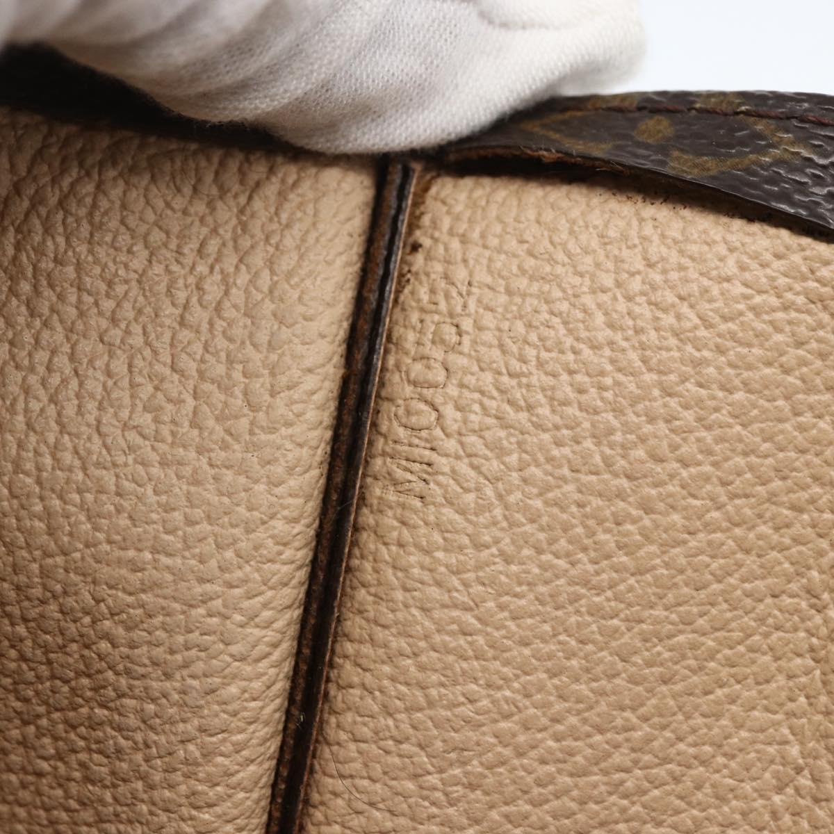 LOUIS VUITTON Monogram Sac Plat Hand Bag M51140 LV Auth 157247