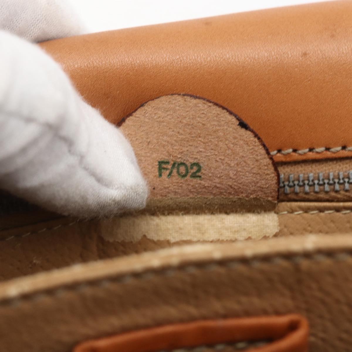 CELINE Macadam Canvas Horse Carriage Bag PVC Leather Brown Gold Auth 157263