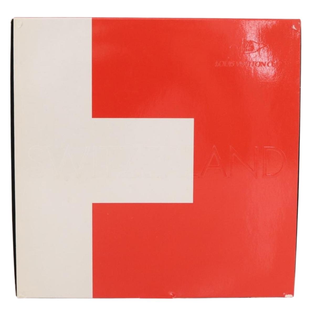 LOUIS VUITTON LV Cup puzzle Paper weight Red White LV Auth 157284SAM