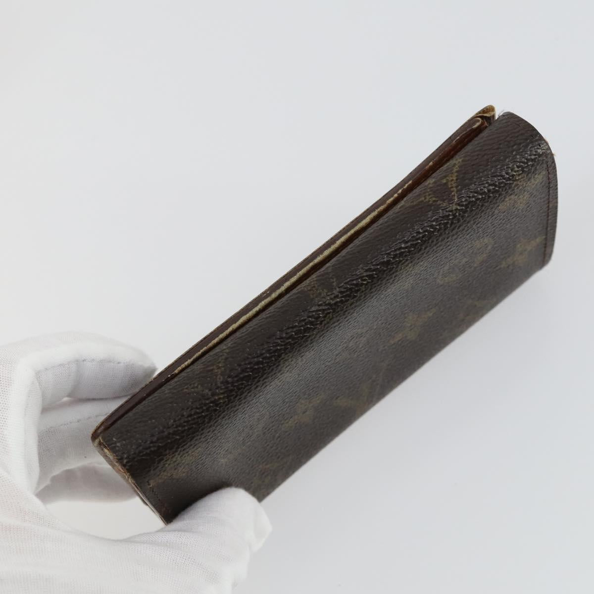 LOUIS VUITTON Monogram Wallet 3 Set LV Auth 157292