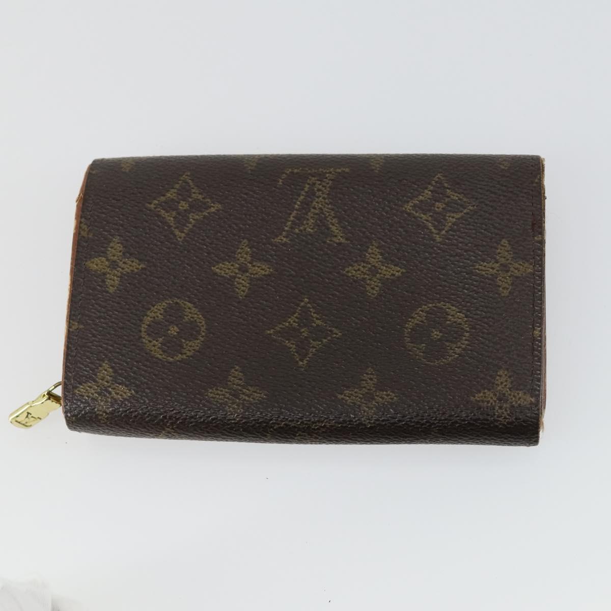LOUIS VUITTON Monogram Wallet 3 Set LV Auth 157292