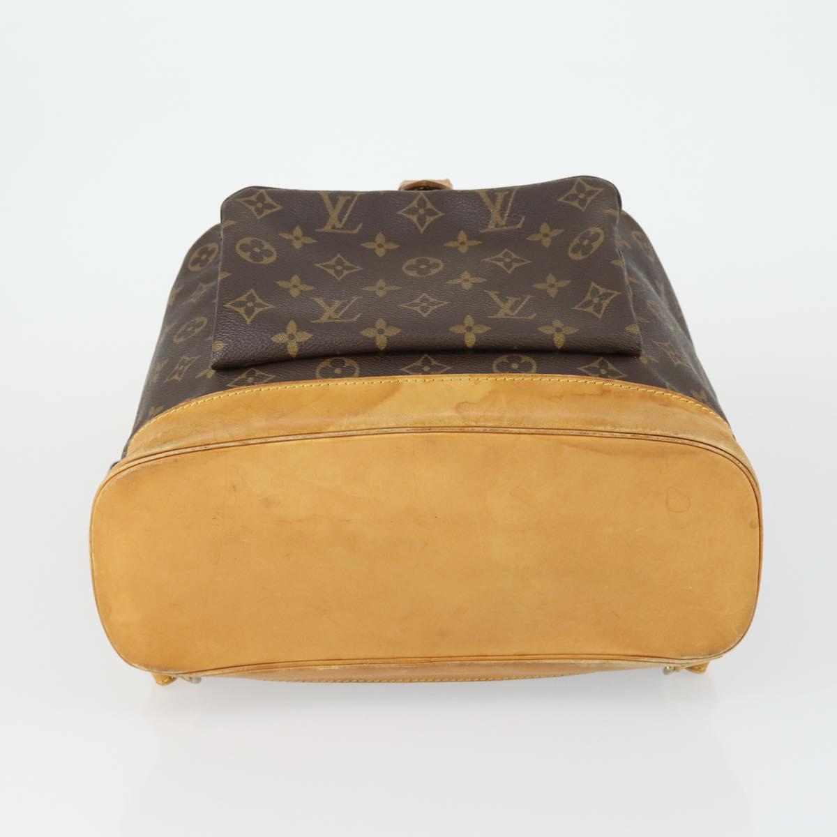 LOUIS VUITTON Monogram Montsouris GM Backpack M51135 LV Auth 157301