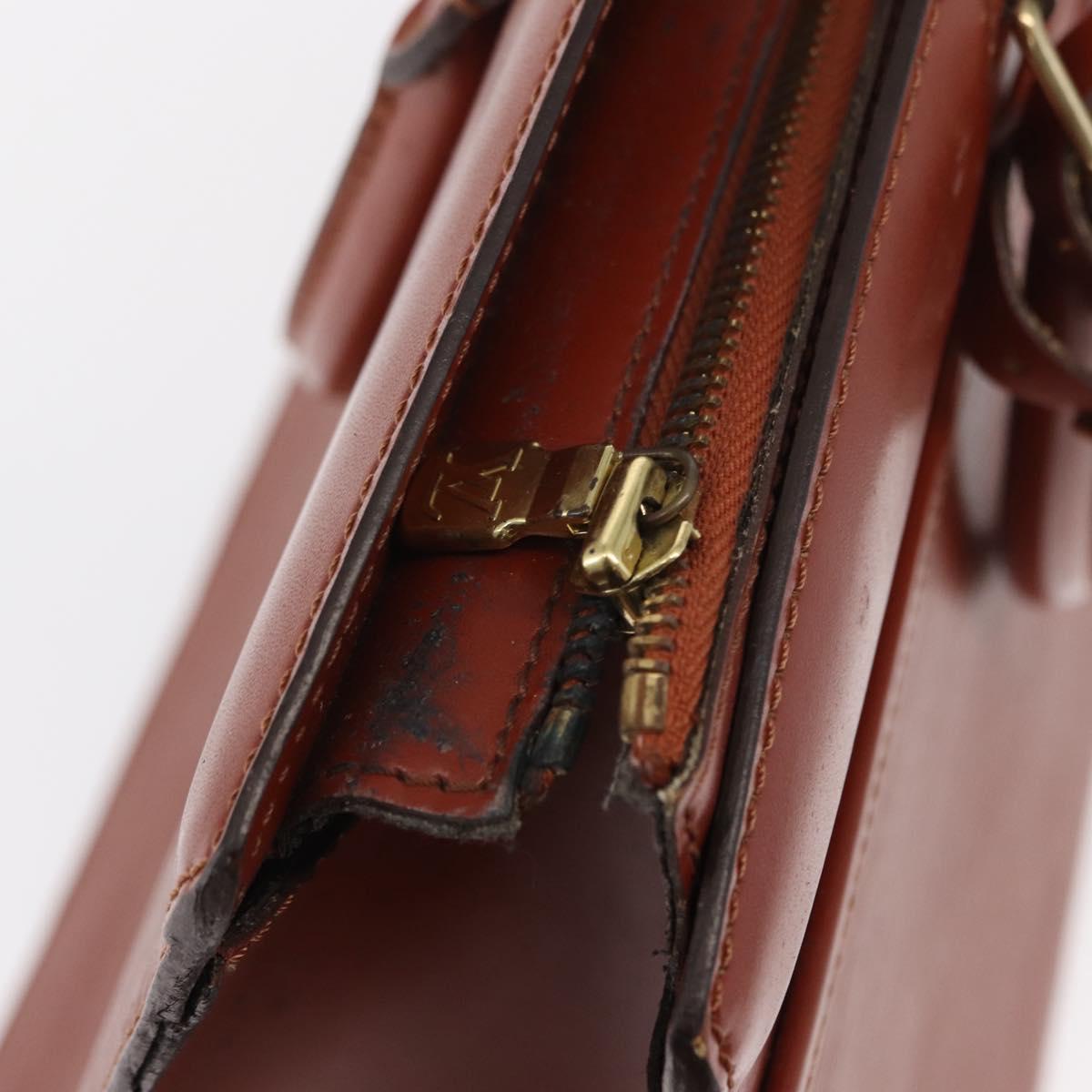 LOUIS VUITTON Epi Riviera Hand Bag Brown M48183 LV Auth 157305