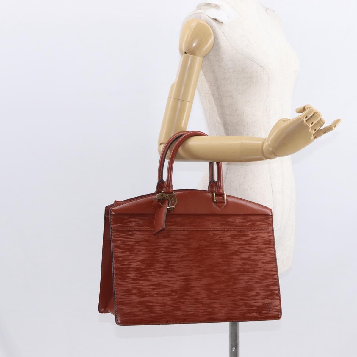 LOUIS VUITTON Epi Riviera Hand Bag Brown M48183 LV Auth 157305