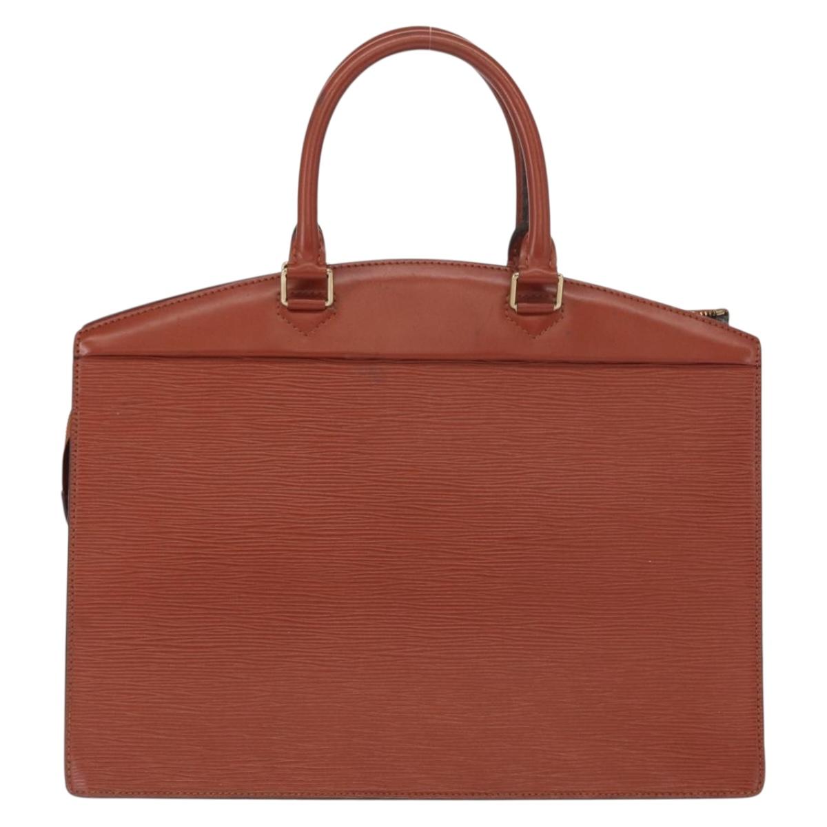 LOUIS VUITTON Epi Riviera Hand Bag Brown M48183 LV Auth 157305