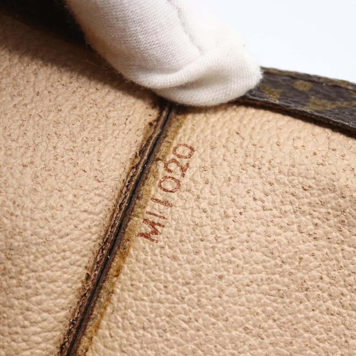 LOUIS VUITTON Monogram Sac Plat Hand Bag M51140 LV Auth 157306