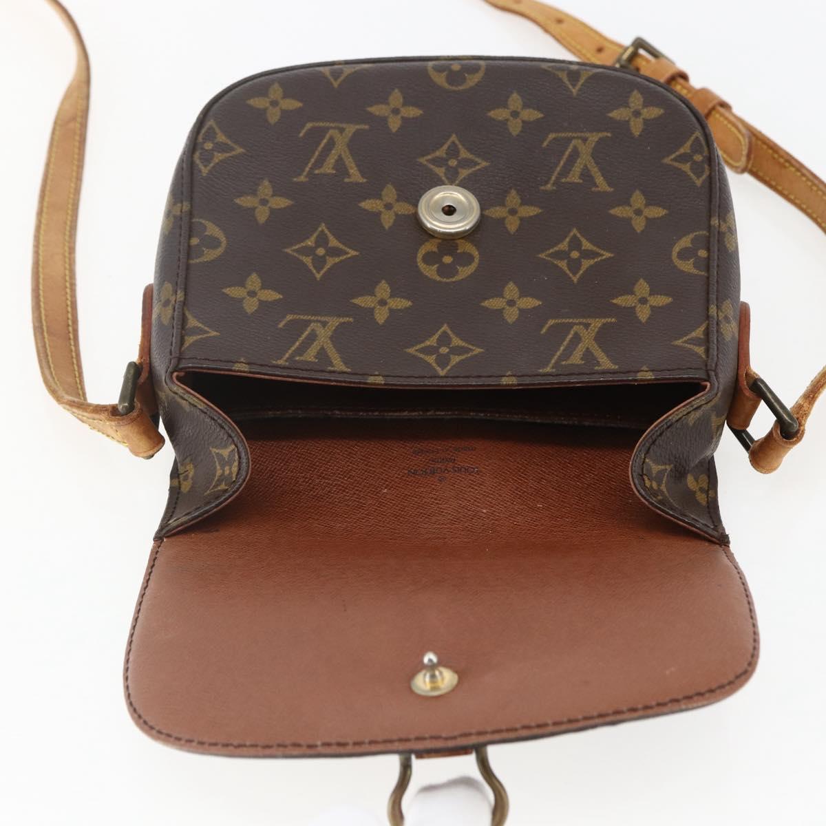 LOUIS VUITTON Monogram Saint Cloud PM Shoulder Bag M51244 LV Auth 157323