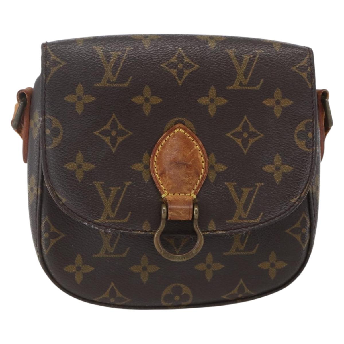 LOUIS VUITTON Monogram Saint Cloud PM Shoulder Bag M51244 LV Auth 157323