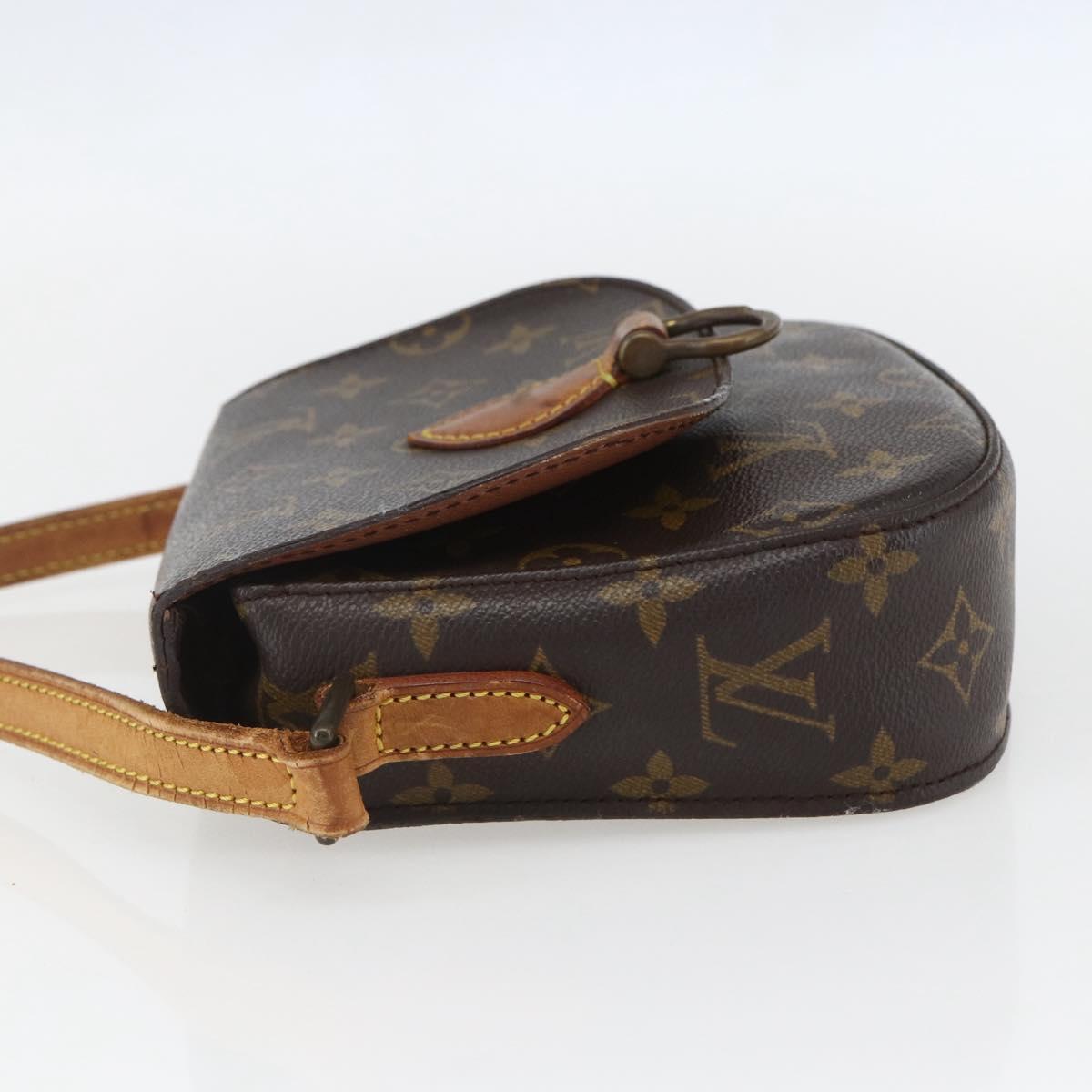 LOUIS VUITTON Monogram Saint Cloud PM Shoulder Bag M51244 LV Auth 157323