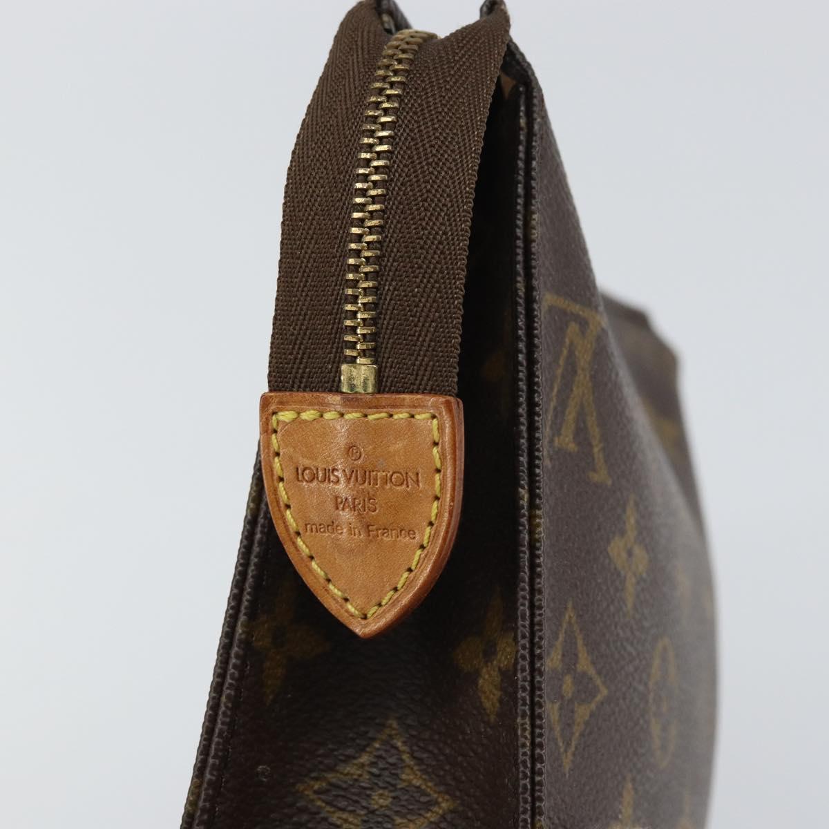 LOUIS VUITTON Monogram Poche Toilette 19 Pouch M47544 LV Auth 157324