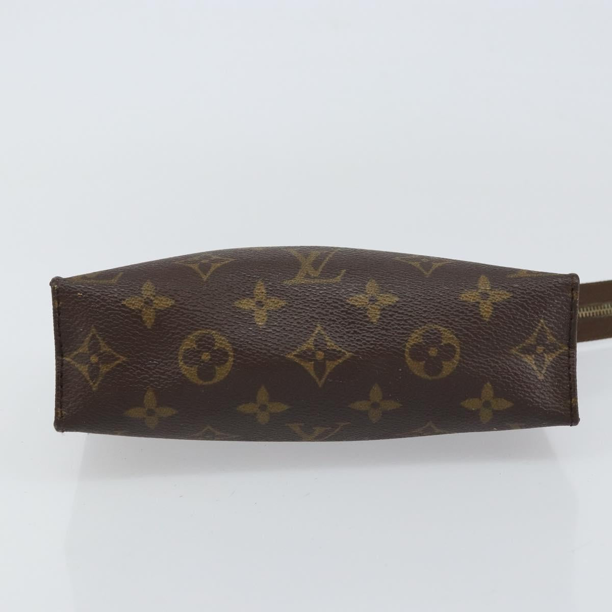 LOUIS VUITTON Monogram Poche Toilette 19 Pouch M47544 LV Auth 157324