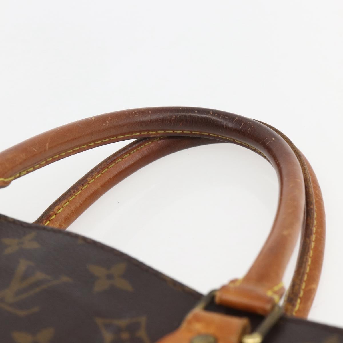 LOUIS VUITTON Monogram Sac Plat Hand Bag M51140 LV Auth 157326