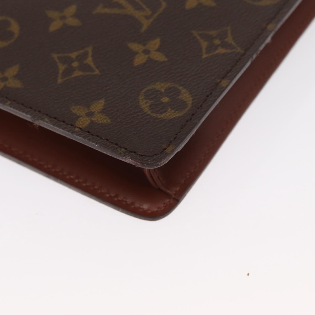 LOUIS VUITTON Monogram Porte Documents Bandouliere Bag M53338 LV Auth 157333